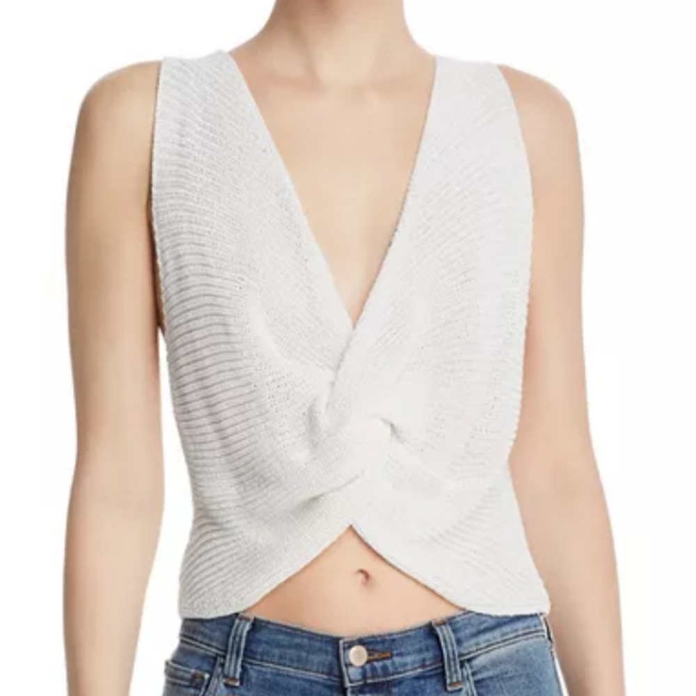SAGE Twist Crop Top